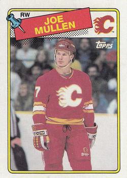 #76 Joe Mullen - Calgary Flames - 1988-89 Topps Hockey