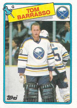 #107 Tom Barrasso - Buffalo Sabres - 1988-89 Topps Hockey