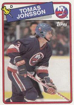 #108 Tomas Jonsson - New York Islanders - 1988-89 Topps Hockey