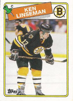 #118 Ken Linseman - Boston Bruins - 1988-89 Topps Hockey
