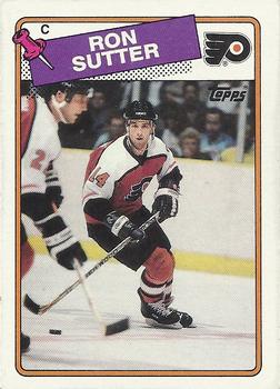 #126 Ron Sutter - Philadelphia Flyers - 1988-89 Topps Hockey