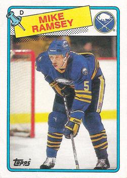 #133 Mike Ramsey - Buffalo Sabres - 1988-89 Topps Hockey