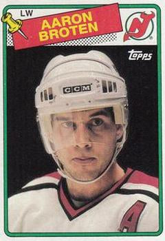 #138 Aaron Broten - New Jersey Devils - 1988-89 Topps Hockey