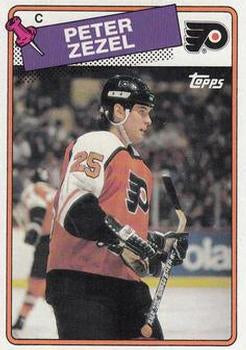 #146 Peter Zezel - Philadelphia Flyers - 1988-89 Topps Hockey
