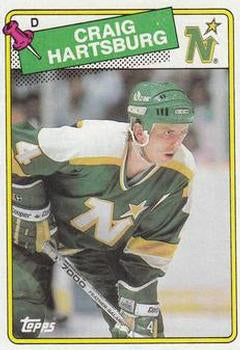 #159 Craig Hartsburg - Minnesota North Stars - 1988-89 Topps Hockey