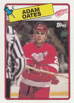 #161 Adam Oates - Detroit Red Wings - 1988-89 Topps Hockey