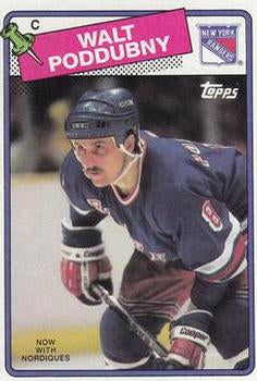 #170 Walt Poddubny - Quebec Nordiques - 1988-89 Topps Hockey