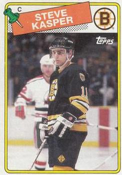 #176 Steve Kasper - Boston Bruins - 1988-89 Topps Hockey