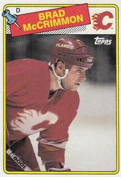 #178 Brad McCrimmon - Calgary Flames - 1988-89 Topps Hockey