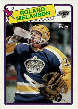 #160 Roland Melanson - Los Angeles Kings - 1988-89 Topps Hockey
