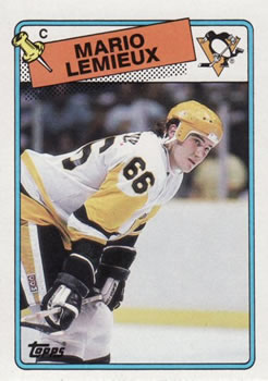 #1 Mario Lemieux - Pittsburgh Penguins - 1988-89 Topps Hockey