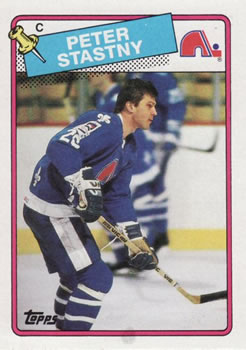 #22 Peter Stastny - Quebec Nordiques - 1988-89 Topps Hockey