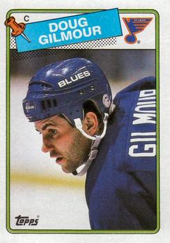#56 Doug Gilmour - St. Louis Blues - 1988-89 Topps Hockey