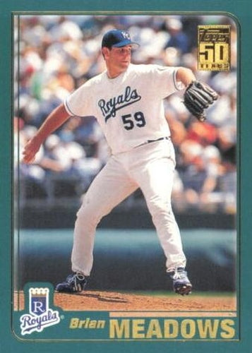 #486 Brian Meadows - Kansas City Royals - 2001 Topps Baseball