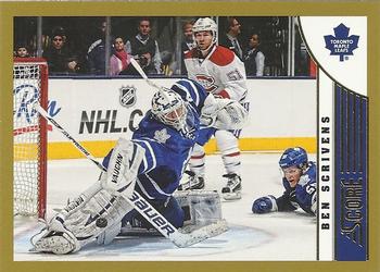 #486 Ben Scrivens - Toronto Maple Leafs - 2013-14 Score - Gold Hockey