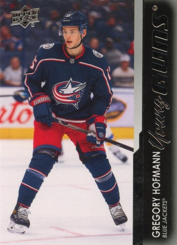 #486 Gregory Hofmann - Columbus Blue Jackets - 2021-22 Upper Deck Hockey