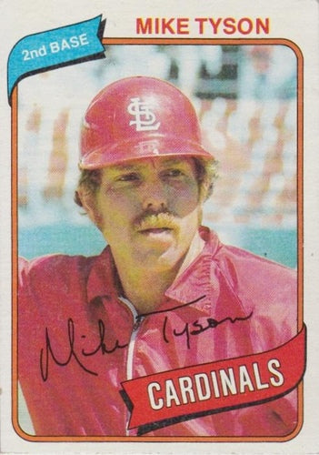 #486 Mike Tyson - St. Louis Cardinals - 1980 Topps Baseball