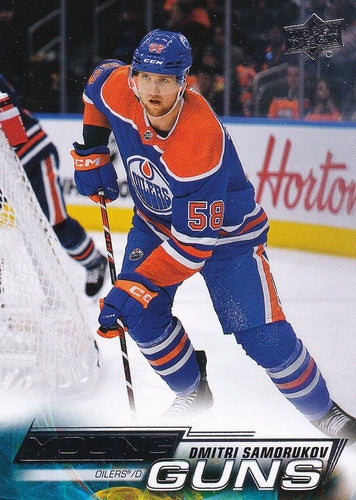 #487 Dmitri Samorukov - Edmonton Oilers - 2022-23 Upper Deck Hockey