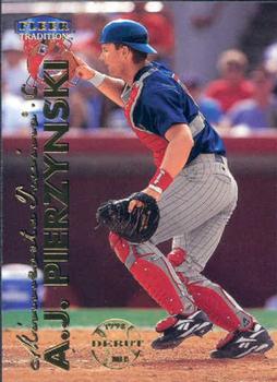 #487 A.J. Pierzynski - Minnesota Twins - 1999 Fleer Tradition Baseball