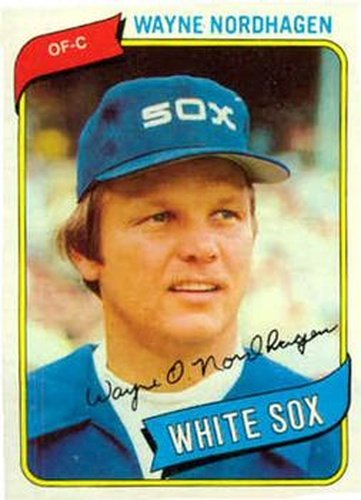 #487 Wayne Nordhagen - Chicago White Sox - 1980 Topps Baseball
