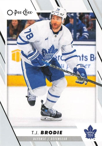 #487 T.J. Brodie - Toronto Maple Leafs - 2023-24 O-Pee-Chee Hockey