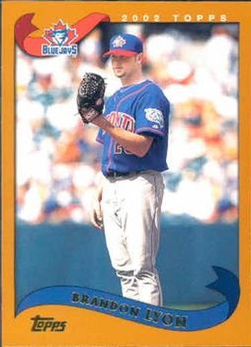 #487 Brandon Lyon - Toronto Blue Jays - 2002 Topps Baseball