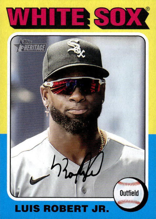 #487 Luis Robert Jr. - Chicago White Sox - 2024 Topps Heritage Baseball