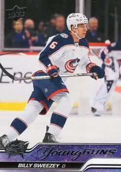 #487 Billy Sweezey - Columbus Blue Jackets -2023-24 Upper Deck Hockey