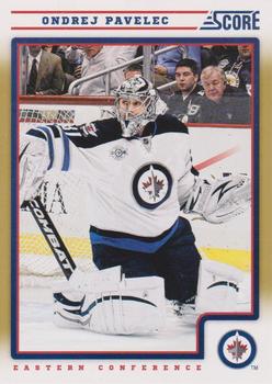 #488 Ondrej Pavelec - Winnipeg Jets - 2012-13 Score - Gold Rush Hockey