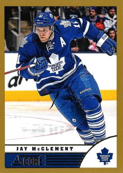 #488 Jay McClement - Toronto Maple Leafs - 2013-14 Score - Gold Hockey