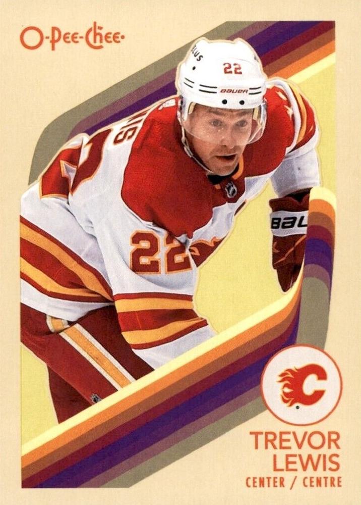 #488 Trevor Lewis - Calgary Flames - 2023-24 O-Pee-Chee - Retro Hockey