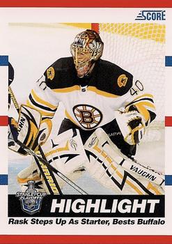#488 Tuukka Rask - Boston Bruins - 2010-11 Score Hockey