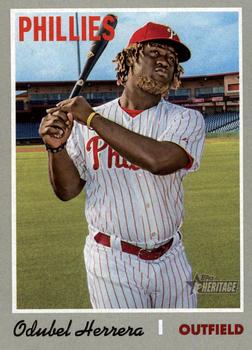 #488 Odubel Herrera - Philadelphia Phillies - 2019 Topps Heritage Baseball