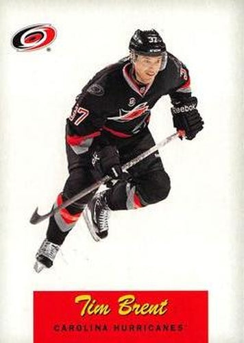 #489 Tim Brent - Carolina Hurricanes - 2012-13 O-Pee-Chee - Retro Hockey