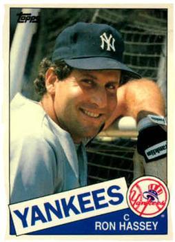 #48T Ron Hassey - New York Yankees - 1985 Topps Traded Baseball