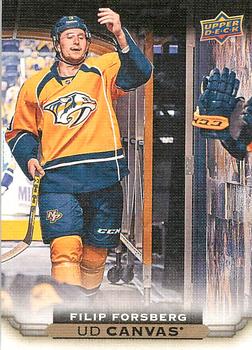 #C48 Filip Forsberg - Nashville Predators - 2015-16 Upper Deck - UD Canvas Hockey