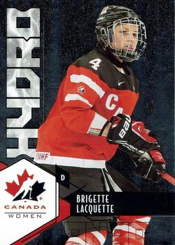 #H-48 Brigette Lacquette - Canada - 2015 Upper Deck Team Canada Juniors - Hydro Hockey