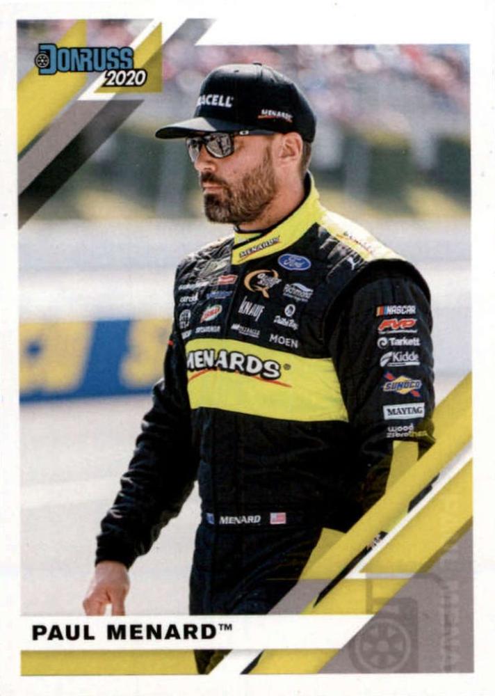 #48 Paul Menard - Wood Brothers Racing - 2020 Donruss Racing