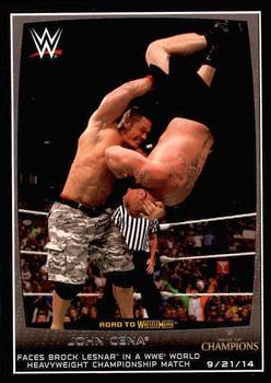 #48 John Cena - 2015 Topps WWE Road to Wrestlemania Wrestling