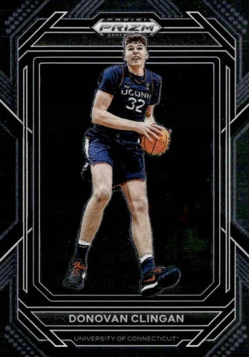 #48 Donovan Clingan - Connecticut Huskies - 2023 Panini Prizm Draft Picks Basketball