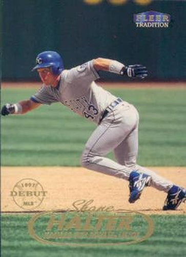 #48 Shane Halter - Kansas City Royals - 1998 Fleer Tradition Baseball