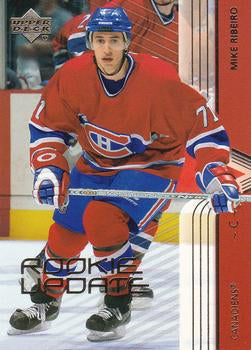 #48 Mike Ribeiro - Montreal Canadiens - 2003-04 Upper Deck Rookie Update Hockey