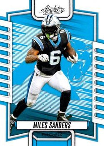 #48 Miles Sanders - Carolina Panthers - 2023 Panini Absolute Football