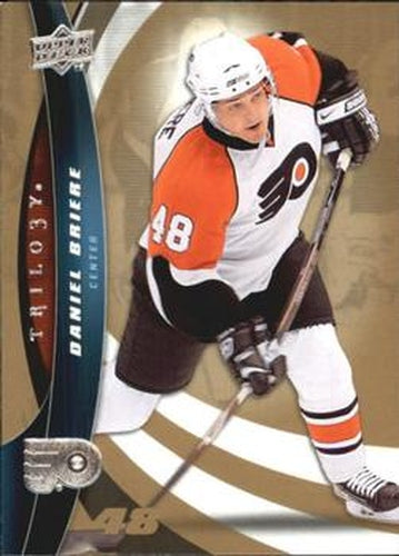 #48 Daniel Briere - Philadelphia Flyers - 2009-10 Upper Deck Trilogy Hockey
