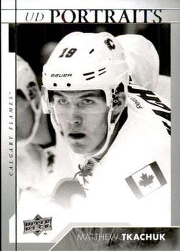#P-48 Matthew Tkachuk - Calgary Flames - 2017-18 Upper Deck - UD Portraits Hockey