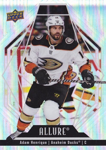 #48 Adam Henrique - Anaheim Ducks - 2022-23 Upper Deck Allure Hockey