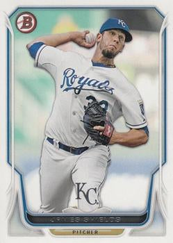 #48 James Shields - Kansas City Royals - 2014 Bowman Baseball