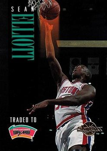 #48 Sean Elliott - San Antonio Spurs - 1994-95 SkyBox Premium Basketball
