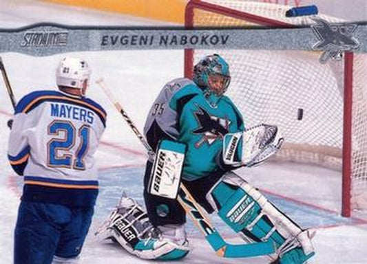 #48 Evgeni Nabokov - San Jose Sharks - 2001-02 Stadium Club Hockey