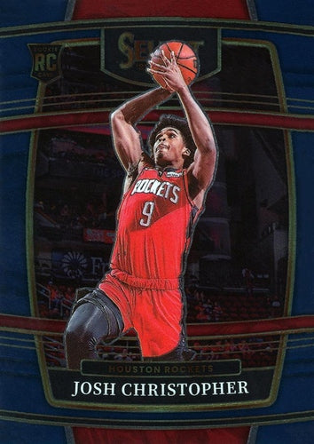 #48 Josh Christopher - Houston Rockets - 2021-22 Panini Select - Blue Basketball